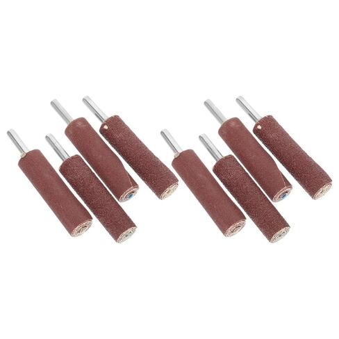 Cylindrical Sanding Bits Flap Wheel with 80 and 240 Grit Sandpaper for Precision Grinding and Polishing, Compatible with Rotary Tools and Die Grinder, 6mm Shank Drill Attachment in Kuwait