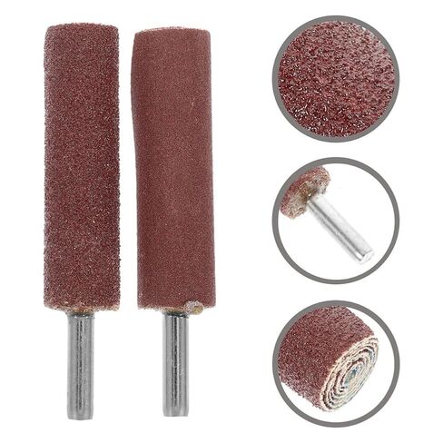 Cylindrical Sanding Bits Flap Wheel with 80 and 240 Grit Sandpaper for Precision Grinding and Polishing, Compatible with Rotary Tools and Die Grinder, 6mm Shank Drill Attachment in Kuwait