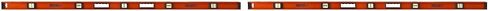 Johnson Level & Tool 1233-7200 Heavy Duty I-Beam Aluminum Level, 72", Orange, 1 Level (Pack of 2) in Kuwait