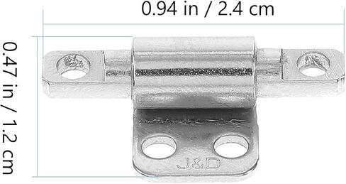 ERINGOGO 2pcs Heavy Duty Torque Hinge Metal 360 Degree Rotation Small Screen Door Hinges with Free Stop Damping for Mounting and Positioning Flat Panels in Kuwait