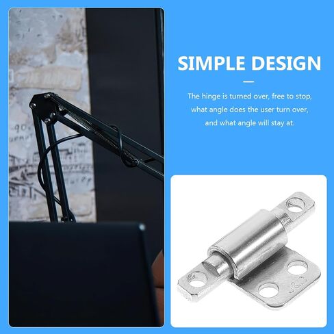 ERINGOGO 2pcs Heavy Duty Torque Hinge Metal 360 Degree Rotation Small Screen Door Hinges with Free Stop Damping for Mounting and Positioning Flat Panels in Kuwait