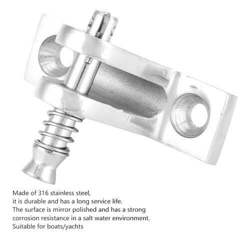 2PCS 55 x 18mm Stainless Steel 316 Boat Deck Hinge Mount Fitting Marine Hardware in Kuwait