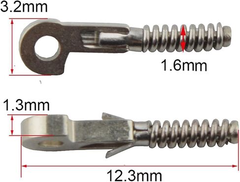 100 Pieces, Glasses Spring Hinges, Screws Small Package Glasses, Glasses Screws for Glasses Repair in Kuwait