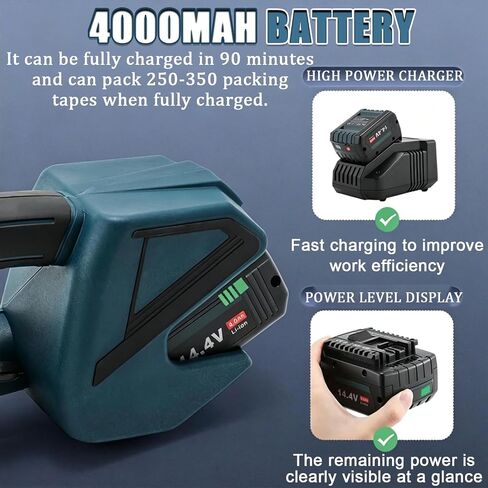 Commercial Electric High Table Strapping Machine, Edge Banding Device for 0.51"-0.63" PP/PET with 4000mah Battery Powered Digital Display Adjustable Tension 900-3200N for Packaging in Kuwait