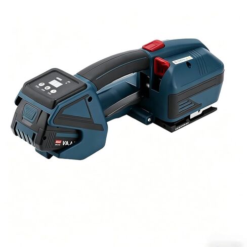 Portable Electric Strapping Machine, Fully Automatic Strapping Tool with LCD Screen 4000mah Battery Powered for 0.51"-0.63" PP/PET Adjustable Tension 900-3200N for High-Volume Packaging in Kuwait