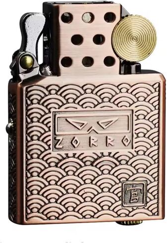 ZORRO النحاس التيتانيوم المقاوم للرياح الداخلية استبدال استبدال للنماذج 902 902S 912 912S الخزان الداخلي مع زيت الكيروسين وخيار البيوتان إصلاح أجزاء أخف (إدراج زيت ذهبي لـ 902 902s) in Kuwait