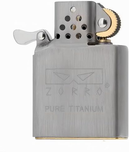 ZORRO النحاس التيتانيوم المقاوم للرياح الداخلية استبدال استبدال للنماذج 902 902S 912 912S الخزان الداخلي مع زيت الكيروسين وخيار البيوتان إصلاح أجزاء أخف (إدراج زيت ذهبي لـ 902 902s) in Kuwait