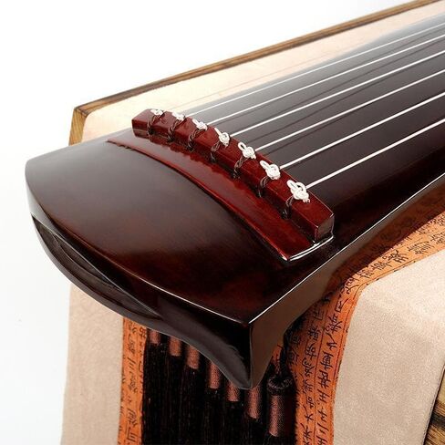 JITEM Old Paulownia Guqin ذو سبعة أوتار، آلة وترية صينية تقليدية، مناسبة للمبتدئين (اللون: بني) in Kuwait