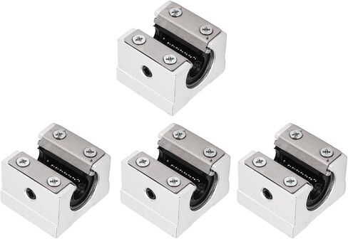 4PCS Aluminum Alloy Linear Motion Bearing Slide Block SBR10UU for CNC Machine Tools — Accurate, Long-Service Life, Widely Used in Industrial Applications in Kuwait