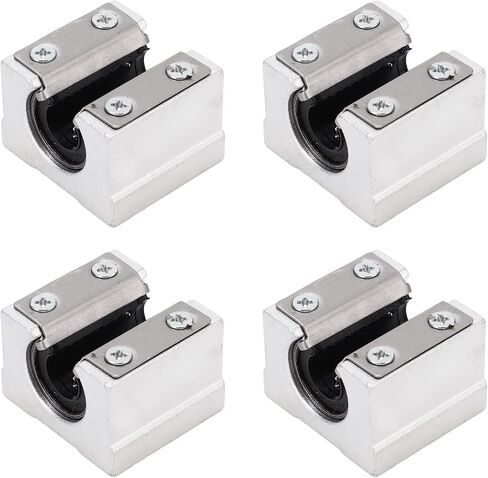 4PCS Aluminum Alloy Linear Motion Bearing Slide Block SBR10UU for CNC Machine Tools — Accurate, Long-Service Life, Widely Used in Industrial Applications in Kuwait
