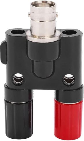 BNC Female to 4mm Binding Post Adapter Connector, Electrical Test Equipment Parts, U25 Model - Flame - Retardant Insulation, High Conductivity, Safe and Reliable for Electricity in Kuwait