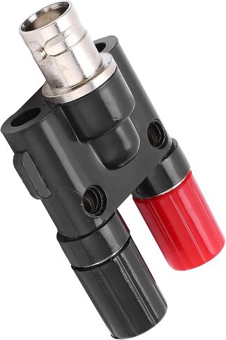 BNC Female to 4mm Binding Post Adapter Connector, Electrical Test Equipment Parts, U25 Model - Flame - Retardant Insulation, High Conductivity, Safe and Reliable for Electricity in Kuwait