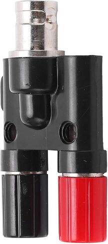 BNC Female to 4mm Binding Post Adapter Connector, Electrical Test Equipment Parts, U25 Model - Flame - Retardant Insulation, High Conductivity, Safe and Reliable for Electricity in Kuwait