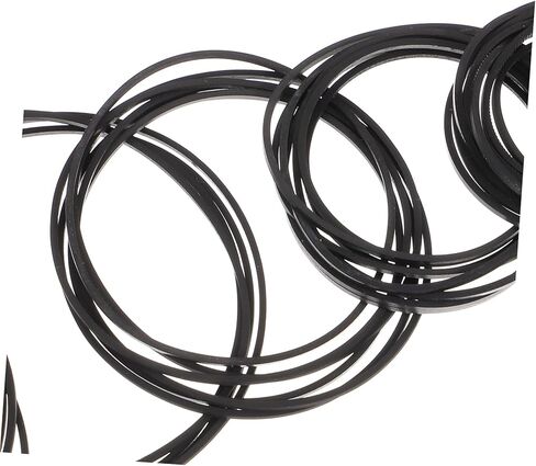 Mikinona 50pcs Rubber Tape Recorder Belt Square Cassette Recorder Belts Replacement for Repair Required Tags in Kuwait