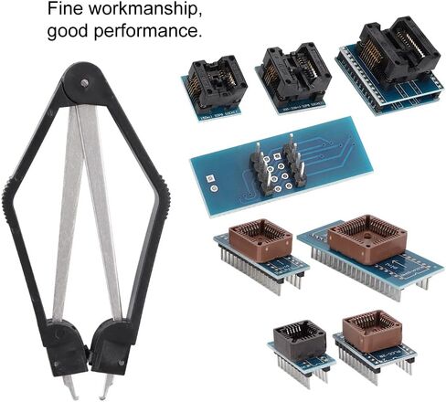 9-Piece IC Programmer Adapters Kit for TL866CS TL866A – SOP PLCC DIP Sockets in Kuwait