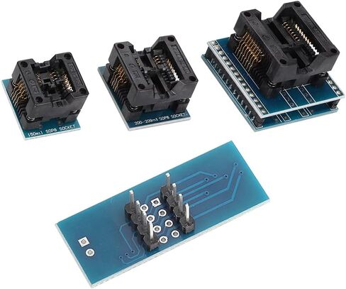 9-Piece IC Programmer Adapters Kit for TL866CS TL866A – SOP PLCC DIP Sockets in Kuwait