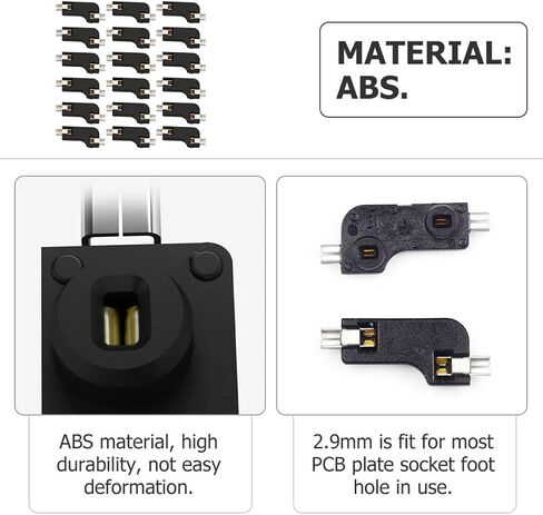 SMASOLO 20pcs Hot Swap PCB Socket Connector Keyboard Sip Socket for Computer Keyboard Wide Compatibility in Kuwait