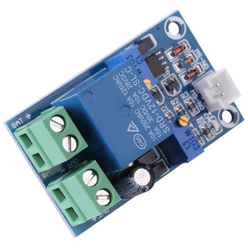 12V Battery Low Voltage Disconnect Module, Automatic Recovery Switch, Undervoltage Protection for Storage Battery, 10A Load Current, Ideal for RVs and Solar in Kuwait