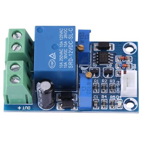 12V Battery Low Voltage Disconnect Module, Automatic Recovery Switch, Undervoltage Protection for Storage Battery, 10A Load Current, Ideal for RVs and Solar in Kuwait