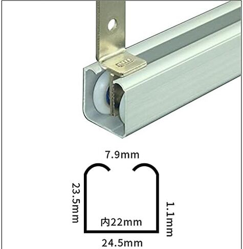 10Pcs 2.55x0.74inch Bend Pipe Metal Bearing Pulley Block with Two Plastic Wheel for Sliding Door Window Cabinet in Kuwait