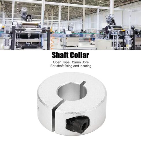 10PCS Aluminum y Open Type Shaft Collars, 12mm Bore Shaft Lock Collar with Ss, to Inl and Adjust, for Gear Box Assembly, Motor Base, Tool, in Kuwait