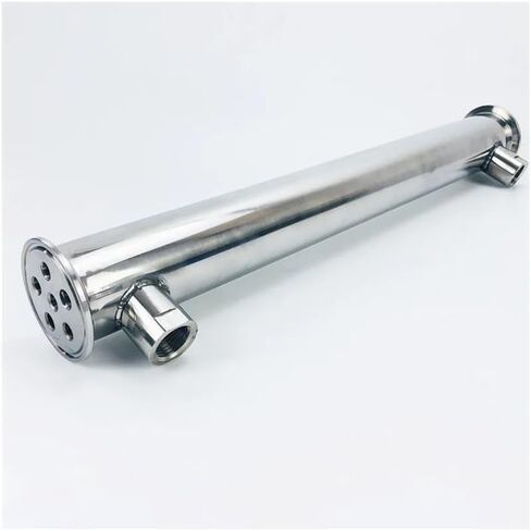 BJXKHFPIV 2"(51mm) OD64mm,Stainless Steel304 Condenser 450mm,6 Pipes Inside ID 8mm,Connection Female Thread 1/2" in Kuwait