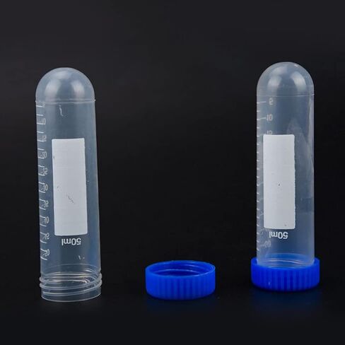 3Pcs Clear 50ml Centrifuge Tubes Set Lab Container Graduated Scales Anti-Leaking Screw Cap for Student Experiment in Kuwait