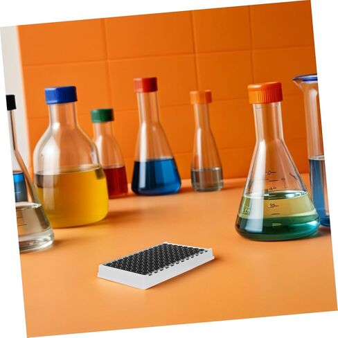 لوحة Hemobllo 96-Well Polystyrene Elisa بقاعدة وإطار أسودين، سعة 360 ميكرولتر لكل بئر، صفيحة ميكروية متوسطة الحجم لزراعة الأنسجة واكتشاف Elisa في معدات المختبرات in Kuwait