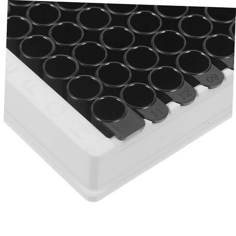 Ipetboom 96-Well Black Microplate for Lab Equipment with 360μl Per Well Capacity, Plastic Material, Black Bottom and Frame, for Tissue Culture and Fluorescence Analysis in Kuwait