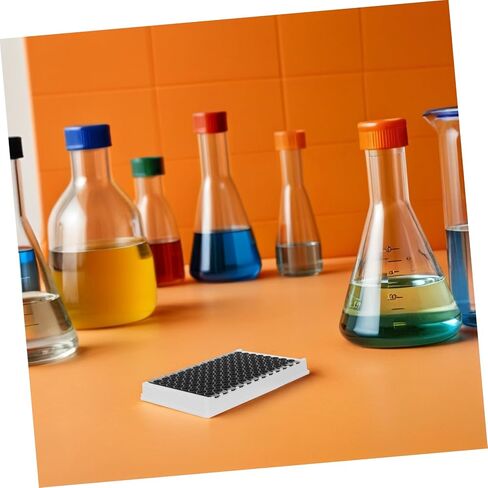 Ipetboom 96-Well Black Microplate for Lab Equipment with 360μl Per Well Capacity, Plastic Material, Black Bottom and Frame, for Tissue Culture and Fluorescence Analysis in Kuwait