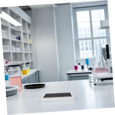 لوحة UKCOCO Elisa للكشف عن ربط البروتين 96-جيدًا بسعة 360 ميكرولتر لكل بئر، صفيحة بلاستيكية دقيقة متوسطة الحجم تتميز بقاعدة سوداء وإطار للتجارب والمختبر in Kuwait