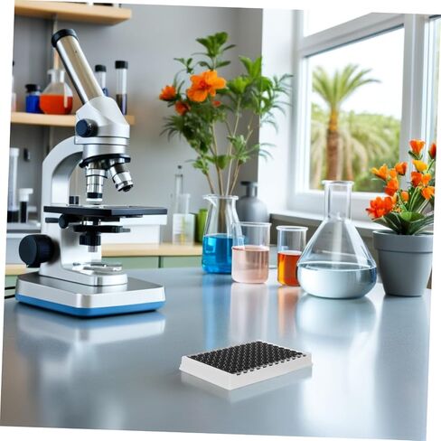 لوحة UKCOCO Elisa للكشف عن ربط البروتين 96-جيدًا بسعة 360 ميكرولتر لكل بئر، صفيحة بلاستيكية دقيقة متوسطة الحجم تتميز بقاعدة سوداء وإطار للتجارب والمختبر in Kuwait