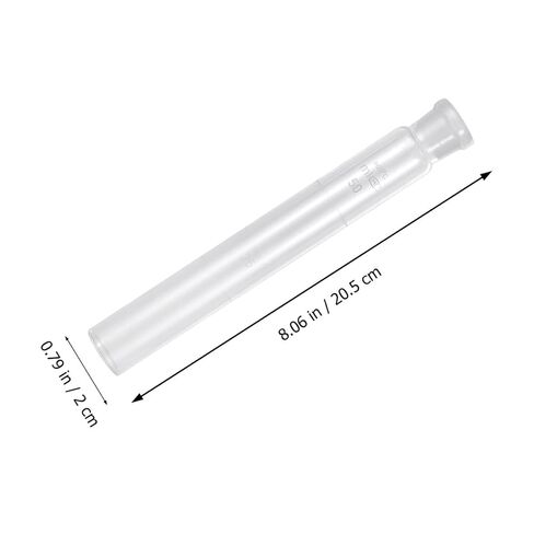 MAGICLULU Glass Colorimetric Tube Reusable Chemistry Experiment Tool for Schools and Laboratories Solid Glass with Smooth Surface for Accurate Color Comparison in Kuwait