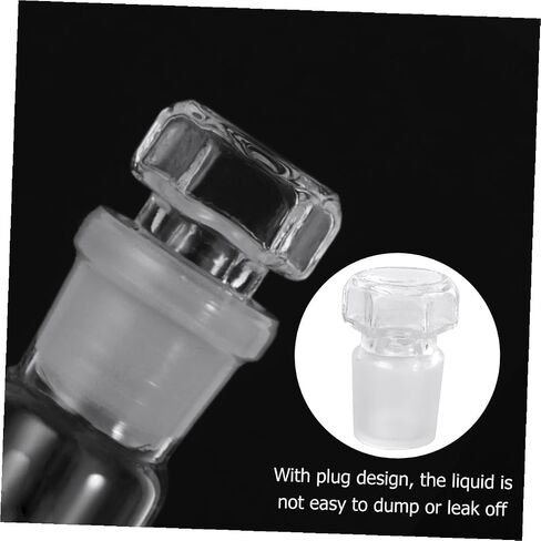 Unomor 50ML Glass Colorimetric Tube for Laboratory Graduated Colorimetric Cylinder Lid Experiment Tools for Chemistry Testing in Kuwait