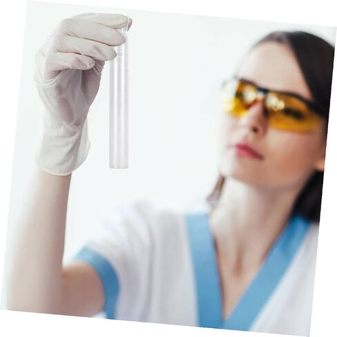 Unomor 50ML Glass Colorimetric Tube for Laboratory Graduated Colorimetric Cylinder Lid Experiment Tools for Chemistry Testing in Kuwait