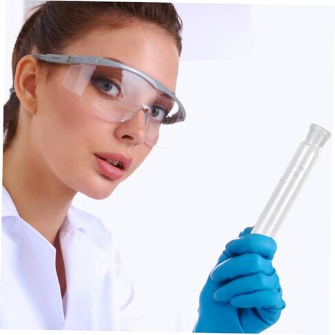 Unomor 50ML Glass Colorimetric Tube for Laboratory Graduated Colorimetric Cylinder Lid Experiment Tools for Chemistry Testing in Kuwait