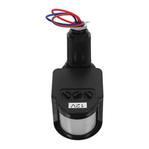 ضوء مستشعر الحركة LED DC12V مع مفتاح كشف PIR لإضاءة LED 30 وات، غطاء أسود، تغطية زاوية واسعة، مناسب لتطبيقات الأمان الصناعية والمنزلية in Kuwait