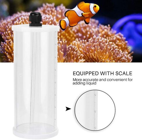 0.8L Acrylic Titration Pump with Scale Transparent Tube and Labels for Liquid Storage in Aquariums in Kuwait
