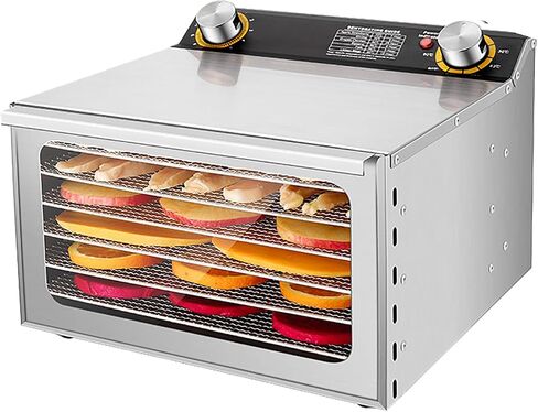400w Freeze Dryer, 6/8/12 Layers Freeze Dried Machine, Timing: 0-12 H, Temperature: 35-90 ℃+6 Inch Fan Blade, 360° Fan, for Fruits, Vegetables, Meat, Seafood,6 layers in Kuwait