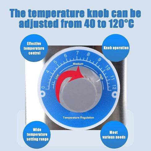 Lab Glassware Dryer, Electric Air Flow Dryer Desiccator, 40～120℃ Temperature Adjustment, Drying Time 8~10min, 30 Holes for Glass Test Tubes and Beakers in Kuwait