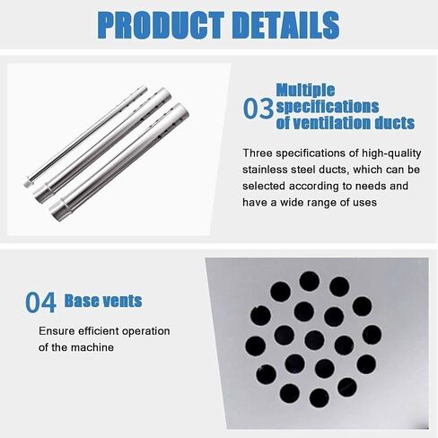 Lab Glassware Dryer, Electric Air Flow Dryer Desiccator, 40～120℃ Temperature Adjustment, Drying Time 8~10min, 30 Holes for Glass Test Tubes and Beakers in Kuwait