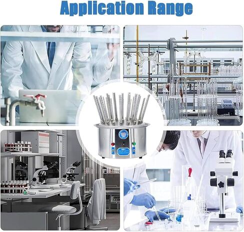 Lab Glassware Dryer, Electric Air Flow Dryer Desiccator, 40～120℃ Temperature Adjustment, Drying Time 8~10min, 30 Holes for Glass Test Tubes and Beakers in Kuwait