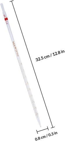 4pcs 5ml Glass Ring Pipettes Measuring Straws for Fluid Transfer Laboratory Use Chemical Experiment Supplies in Kuwait