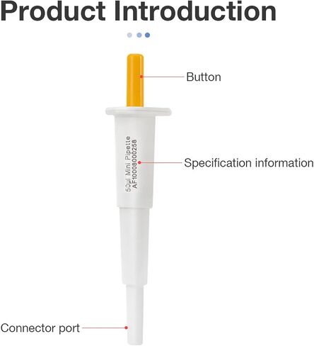 ordinarYone Small Pipette for Precise Liquid Handling ABS Single Channel Ergonomic Design Ideal for IVD Reagents in Kuwait