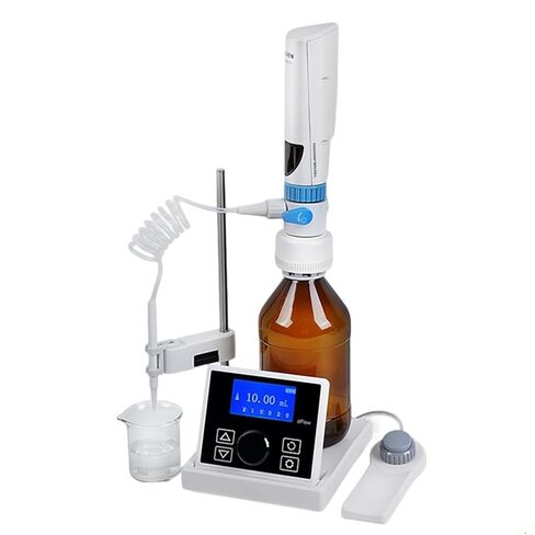 Digital Bottle Top Burette - Electronic Lab Liquid Dispenser with LCD Screen, Precision 0.01-99.99ml, Ideal for Accurate Reagent Dispensing in Kuwait