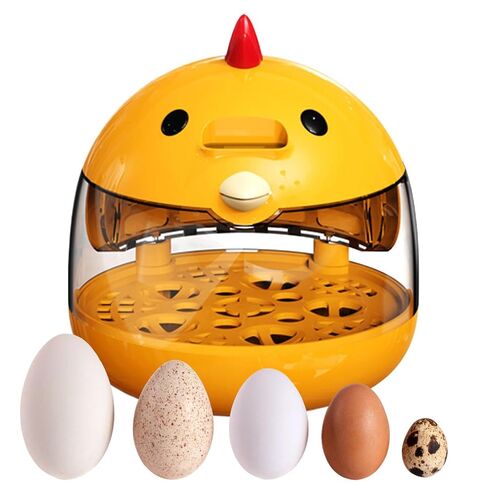 Mini Egg Incubator - Chicken and Duck Egg Incubator, Duck Eggs Hatching Incubators, Intelligent Temperature Control | Automatic Portable Candler for Ducks Quail Hatcher Brooder Turkey Poultry Reptile in Kuwait