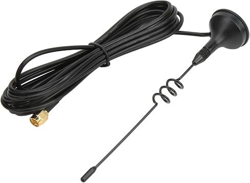 RF Copper Magnetic Base WiFi Radio 5dBi SMA Male 2.4GHz with RG174 Cable Vertical Polarization for Smart Home Wireless Monitoring BT Module in Kuwait