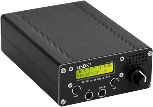 جهاز إرسال واستقبال SSB QRP واجهة BNC USDX جهاز إرسال واستقبال قصير الموجة عالي التردد 8 نطاقات SDR جميع الأوضاع قابس أمريكي in Kuwait