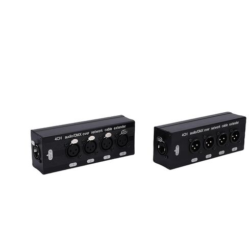 KIMISS 4 قنوات متعددة موسع الكابلات 3 دبوس XLR رقمي متعدد EBU ذكر وأنثى إلى RJ45 Cat5 Cat6 موسع كابل إيثرنت le Extender4 قناة باستخدام إيثرنت قدم واحد 300 من in Kuwait