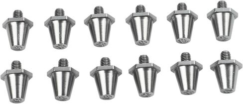 12Pcs Aluminum Football Boot Studs M5 Thread 11Mm+13mm Soccer Cleat Replacement Spikes 5Mm Shaft M5 Thread Aluminum Soccer Cleats Studs 11Mm 13Mm Long Lasting Football Boot Spikes(11MM) in Kuwait